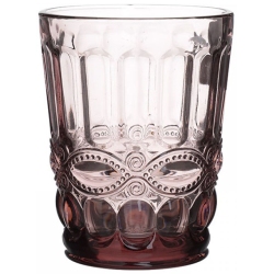 Ποτήρι ουίσκι γυάλινo μωβ 210cc Pol 4112055