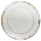 Πιάτα πορσελάνης σετ 72 τεμαχίων Λουλούδια λευκό MZ Porcelain 4112072