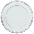 Πιάτα πορσελάνης σετ 71 τεμαχίων λευκό-πλατίνα Victoria 8764/71