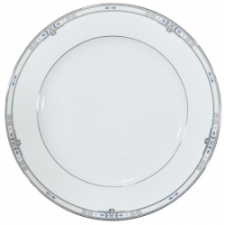 Πιάτα πορσελάνης σετ 71 τεμαχίων λευκό-πλατίνα Victoria 8764/71