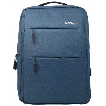 Σακίδιο πλάτης υφασμάτινο μπλε 34x13x44εκ Sungrace SG23-325-1