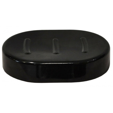 Σαπουνοθήκη μεταλλική μαύρη 12x8.7x2.5εκ Pol 4112117