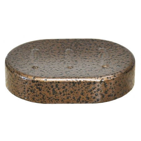 Σαπουνοθήκη μεταλλική μπρονζέ 12x8.7x2.5εκ Pol 4112126