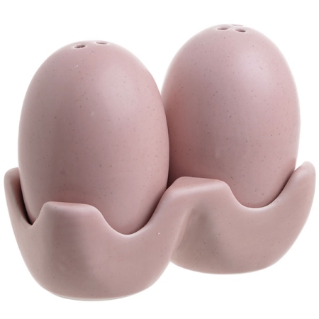 Σετ αλατοπίπερο κεραμικό ροζ 7εκ Click 6-60-151-0030