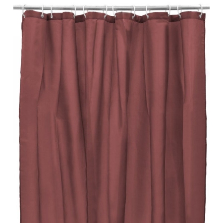 Κουρτίνα μπάνιου υφασμάτινη κόκκινη 180x200εκ Click 6-65-508-0035