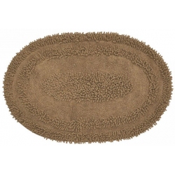 Πατάκι μπάνιου υφασμάτινο καφέ 80x50εκ Click 6-40-803-0018