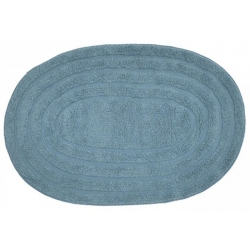 Πατάκι μπάνιου υφασμάτινο γαλάζιο 80x50εκ Click 6-40-803-0019