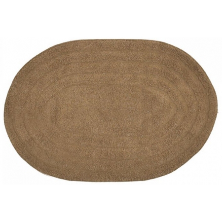 Πατάκι μπάνιου υφασμάτινο καφέ 80x50εκ Click 6-40-803-0019