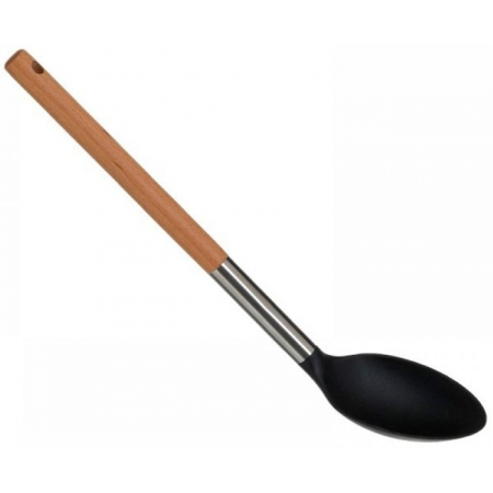 Κουτάλα σάλτσας με ξύλινη λαβή μαυρή 34εκ Click 6-60-508-0058