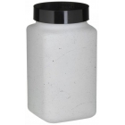 Βάζο αποθήκευσης γυάλινο λευκό-μαύρο 2Lt Click 6-60-805-0099