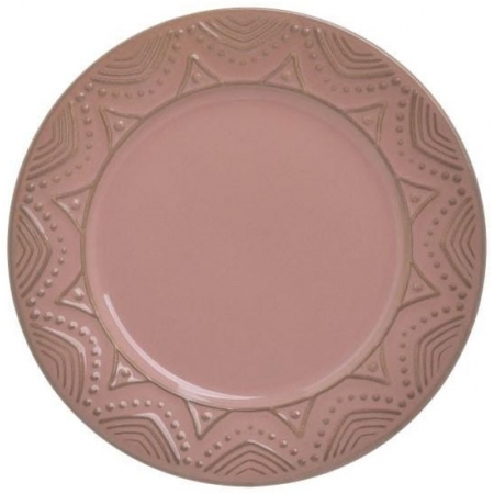 Πιάτο φρούτου πορσελάνης ροζ 21εκ Click 6-60-030-0009