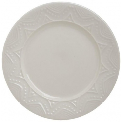Πιάτο φρούτου πορσελάνης εκρού 21εκ Click 6-60-030-0012