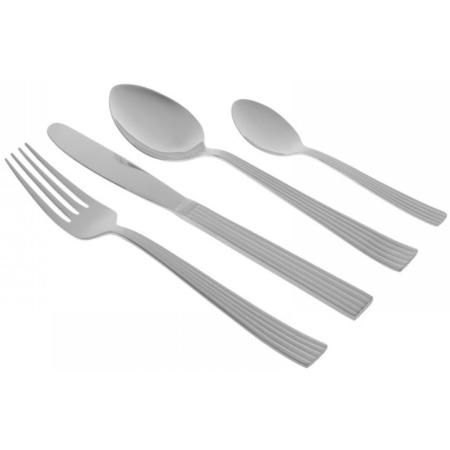 Μαχαιροπήρουνα σετ 24 τεμαχίων ανοξείδωτα ασημί Click 6-60-256-0009