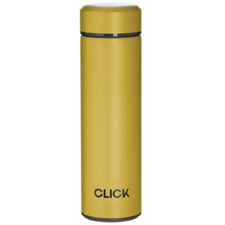 Μπουκάλι θερμός ανοξείδωτο 18/10 κίτρινο 450ml Click 6-60-624-0026