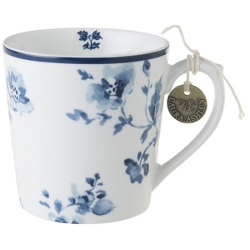 Κούπα πορσελάνης Rose λευκό-μπλε 320cc Laura Ashley LA178235