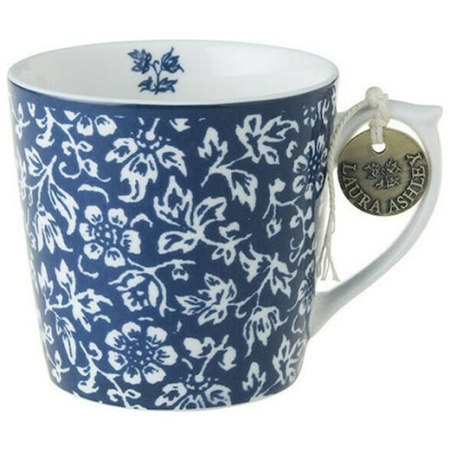Κούπα πορσελάνης Sweet alyssum λευκό-μπλε 220cc Laura Ashley LA178244