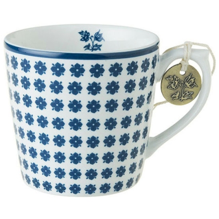 Κούπα πορσελάνης Humble daisy λευκό-μπλε 220cc Laura Ashley LA178243