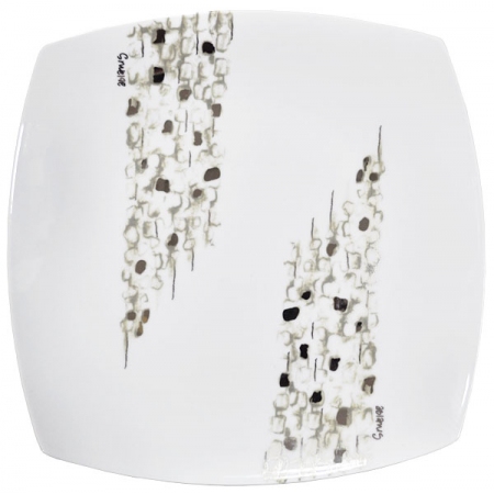 Πιάτα πορσελάνης σετ 38 τεμαχίων λευκό Aslanis Home 4120033