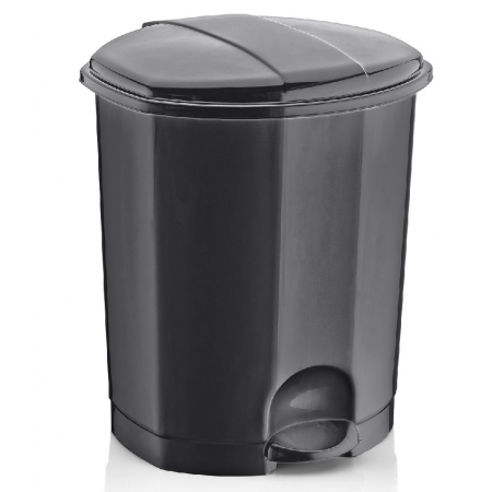 Κάδος απορριμμάτων πλαστικός ανθρακί 18Lt Dunya ΚΠΕ20300-00