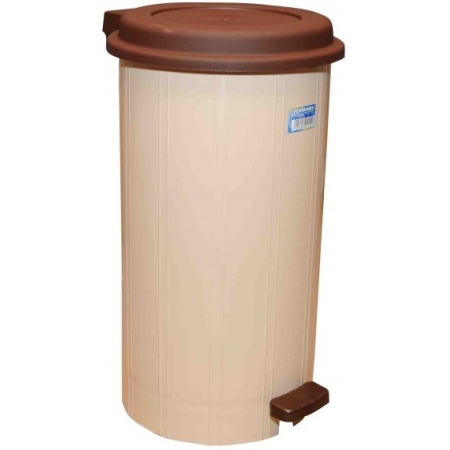 Κάδος αποριμμάτων πλαστικός καφέ-μπεζ 32Lt ΚΠΕ40400-00