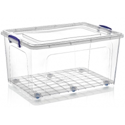 Κουτί αποθήκευσης πλαστικό με κλείσιμο ασφαλείας 80Lt 68x46,5x35,5εκ Dunya ΚΑΔ17000-00