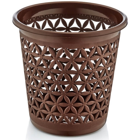 Καλάθι απορριμάτων γραφείου καφέ 29εκ Dunya ΔΕΣ50100-00