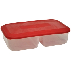 Φαγητοδοχείο πλαστικό διπλό 30.5x20x9εκ Chroma ΜΑΤ12000-00