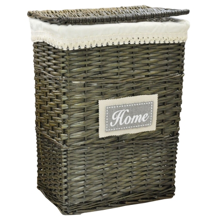 Καλάθι απλύτων μπαμπού Home λαδί 39x28x53εκ Ra-Ba ΑΠ10737Α
