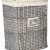 Καλάθι απλύτων μπαμπού Home γκρι 39x28x53εκ Ra-Ba ΑΠ10838Α