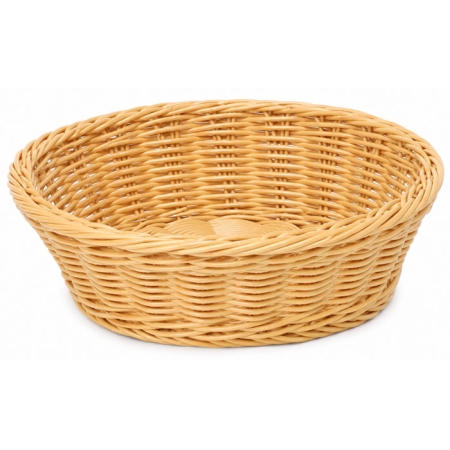 Καλάθι-ψωμιέρα πλαστικό natural 24x7.5εκ Ra-Ba ΨΜ10507Ο