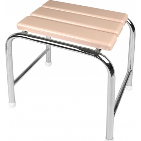 Σκαμπό μπάνιου από βακελίτη Ροζ 40εκ ΕΒΙΟΠ 12-05