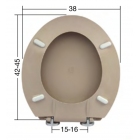 Καπάκι λεκάνης Rebera από βακελίτη Σιελ ΕΒΙΟΠ 06-08
