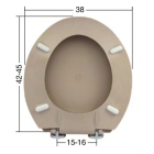 Καπάκι λεκάνης Rebera από βακελίτη Λαδί ΕΒΙΟΠ 06-04