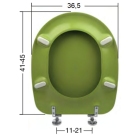 Καπάκι λεκάνης Ίριδα από βακελίτη Μπεζ ΕΒΙΟΠ 04-03