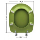 Καπάκι λεκάνης Ίριδα από βακελίτη Ροζ ΕΒΙΟΠ 04-05