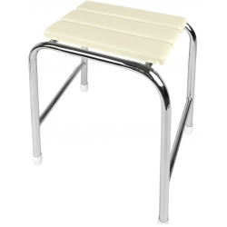 Σκαμπό μπάνιου από βακελίτη ψηλό 50εκ Άϊβορι ΕΒΙΟΠ 13-09