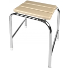 Σκαμπό μπάνιου από βακελίτη ψηλό 50εκ Μπεζ ΕΒΙΟΠ 13-03