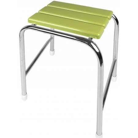 Σκαμπό μπάνιου από βακελίτη ψηλό 50εκ Λαδί ΕΒΙΟΠ 13-04