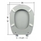 Καπάκι Λεκάνης Liuto από βακελίτη Αϊβορι ΕΒΙΟΠ 14-09