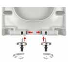 Καπάκι λεκάνης Rodos (τύπου Rebera) από βακελίτη λευκό ΕΒΙΟΠ 062