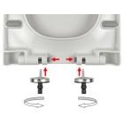 Καπάκι λεκάνης Creta από βακελίτη λευκό ΕΒΙΟΠ 063