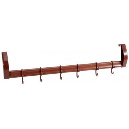 Κρεμάστρα πόρτας-ντουλαπιού πλαστική καφέ 58εκ Homeplast Α00188