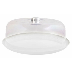 Πιατέλα πλαστική με πλαστικό καπάκι 30x12εκ Homeplast A00074