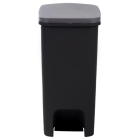 Κάδος απορριμμάτων πλαστικός γκρι-ανθρακί 52Lt Homeplast A00904