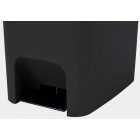 Κάδος απορριμμάτων πλαστικός γκρι-ανθρακί 52Lt Homeplast A00904