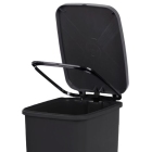 Κάδος απορριμμάτων πλαστικός γκρι-ανθρακί 52Lt Homeplast A00904