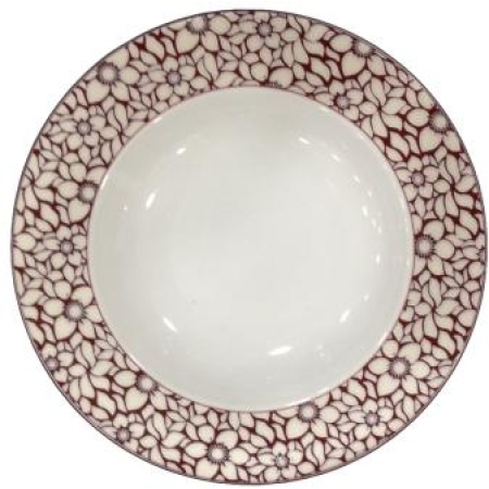 Πιάτο πορσελάνης 22εκ βαθύ AB 435