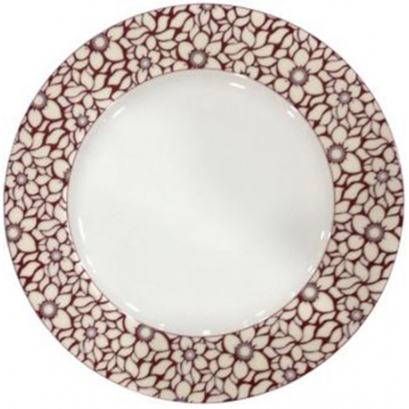 Πιάτο φρούτου πορσελάνης 21εκ AB 435