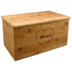 Ψωμιέρα ξύλινη Bread natural 36x21x21εκ X.M Casa 1353030