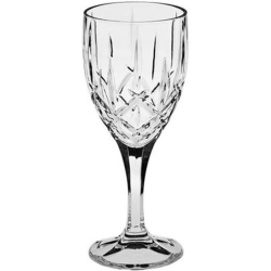Ποτήρια κρασιού κολωνάτα κρυστάλλινα σετ 6 τεμαχίων  Sheffield  240cc Bohemia 0802876